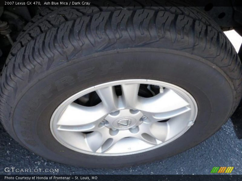 Ash Blue Mica / Dark Gray 2007 Lexus GX 470