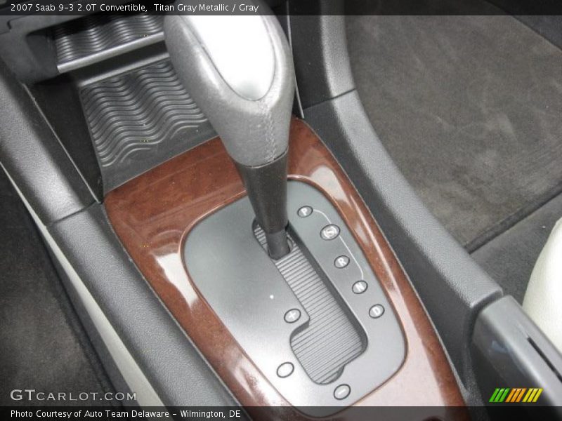 Titan Gray Metallic / Gray 2007 Saab 9-3 2.0T Convertible