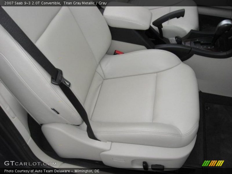 Titan Gray Metallic / Gray 2007 Saab 9-3 2.0T Convertible
