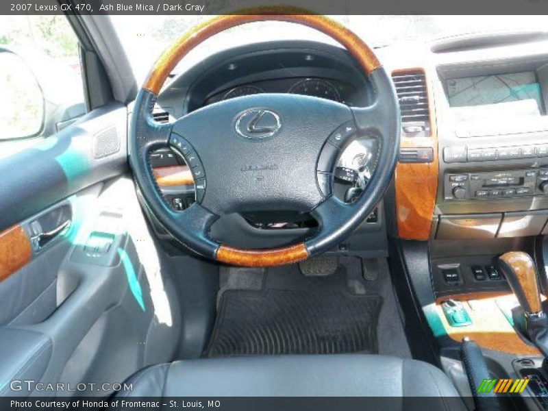 Ash Blue Mica / Dark Gray 2007 Lexus GX 470