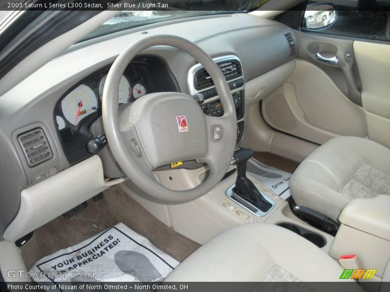 Silver Blue / Light Tan 2003 Saturn L Series L300 Sedan