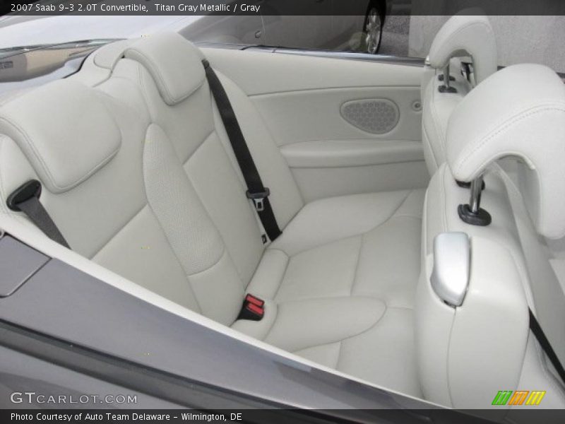 Titan Gray Metallic / Gray 2007 Saab 9-3 2.0T Convertible