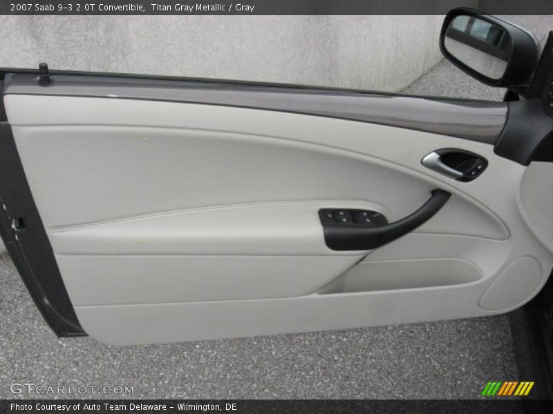 Titan Gray Metallic / Gray 2007 Saab 9-3 2.0T Convertible