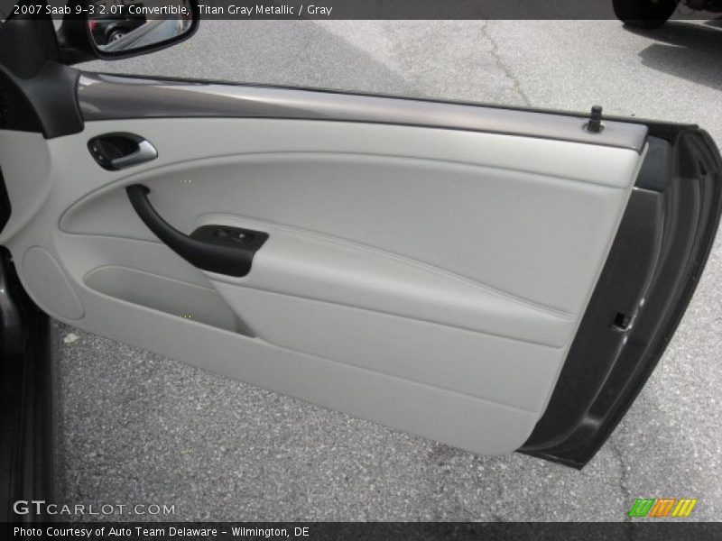 Titan Gray Metallic / Gray 2007 Saab 9-3 2.0T Convertible