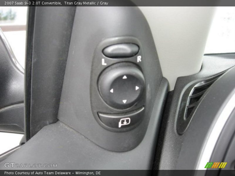 Titan Gray Metallic / Gray 2007 Saab 9-3 2.0T Convertible