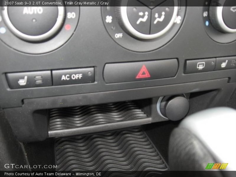 Titan Gray Metallic / Gray 2007 Saab 9-3 2.0T Convertible