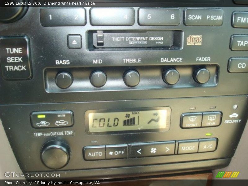 Diamond White Pearl / Beige 1998 Lexus ES 300