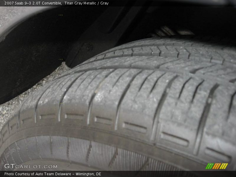 Titan Gray Metallic / Gray 2007 Saab 9-3 2.0T Convertible