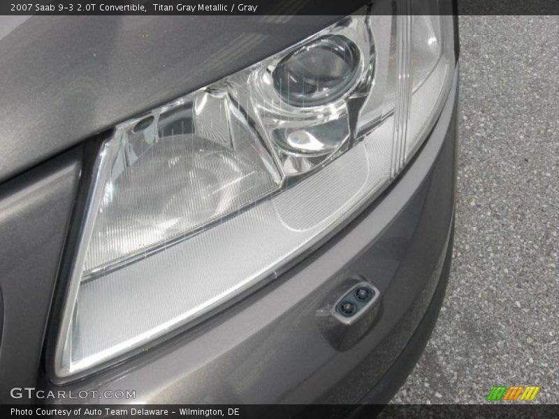Titan Gray Metallic / Gray 2007 Saab 9-3 2.0T Convertible