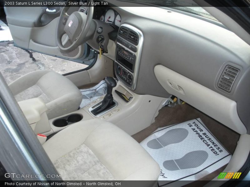 Silver Blue / Light Tan 2003 Saturn L Series L300 Sedan