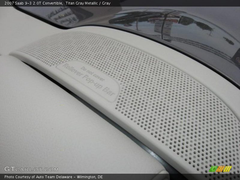 Titan Gray Metallic / Gray 2007 Saab 9-3 2.0T Convertible