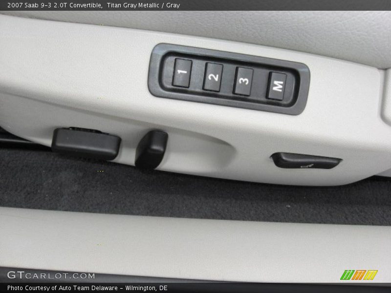 Titan Gray Metallic / Gray 2007 Saab 9-3 2.0T Convertible
