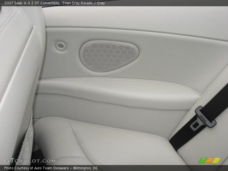 Titan Gray Metallic / Gray 2007 Saab 9-3 2.0T Convertible