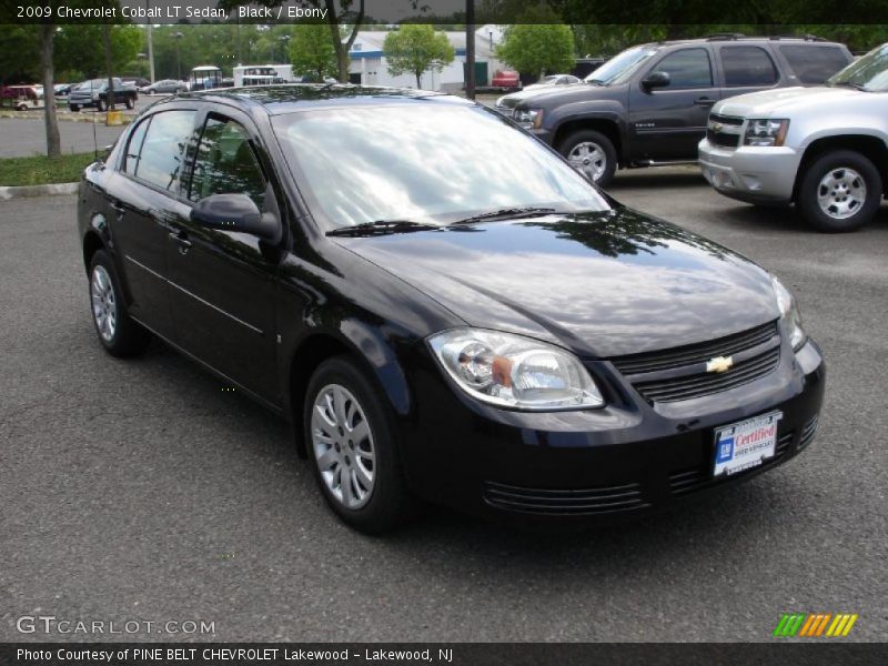 Black / Ebony 2009 Chevrolet Cobalt LT Sedan