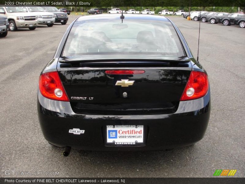 Black / Ebony 2009 Chevrolet Cobalt LT Sedan