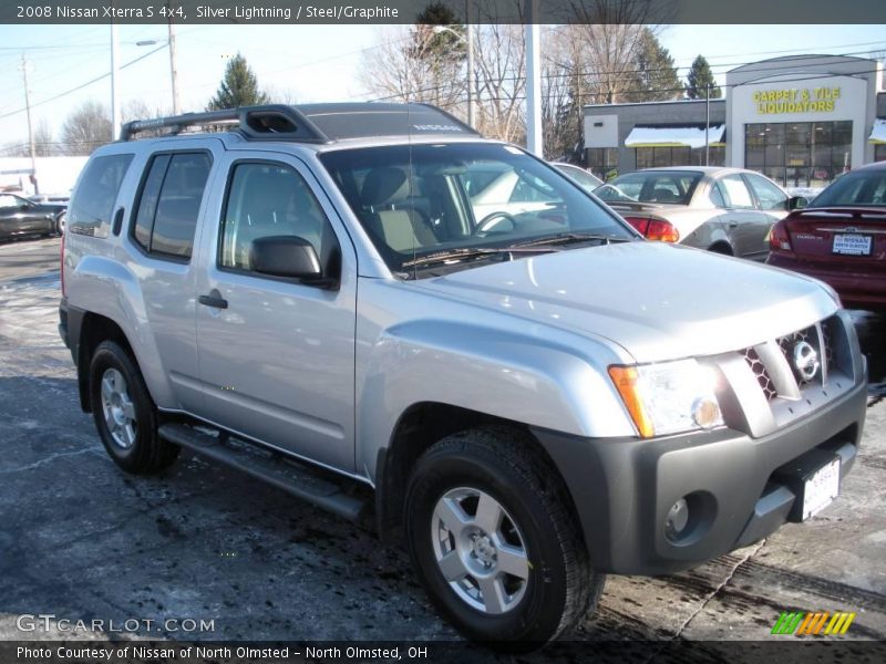 Silver Lightning / Steel/Graphite 2008 Nissan Xterra S 4x4