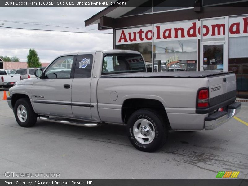 Bright Silver Metallic / Agate 2001 Dodge Ram 1500 SLT Club Cab