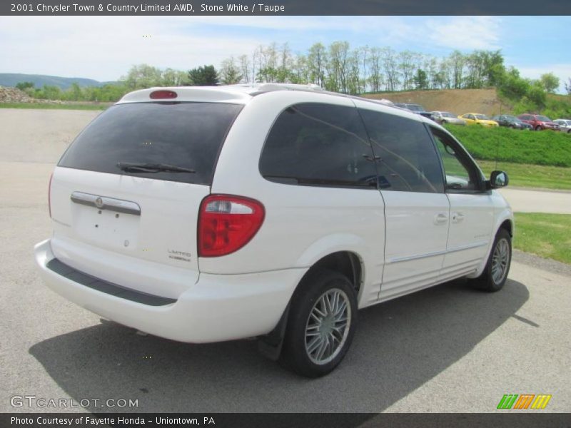 Stone White / Taupe 2001 Chrysler Town & Country Limited AWD