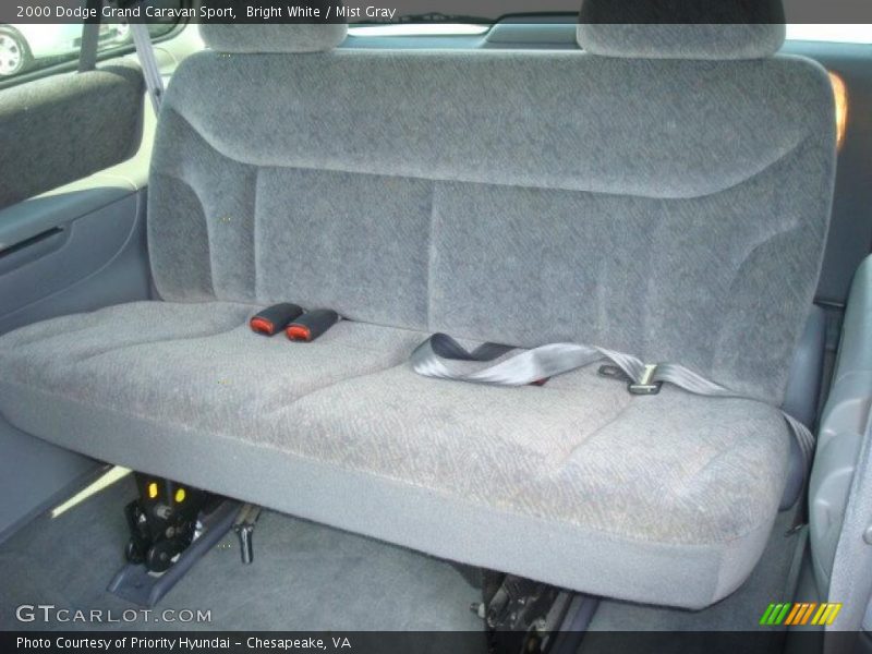 Bright White / Mist Gray 2000 Dodge Grand Caravan Sport
