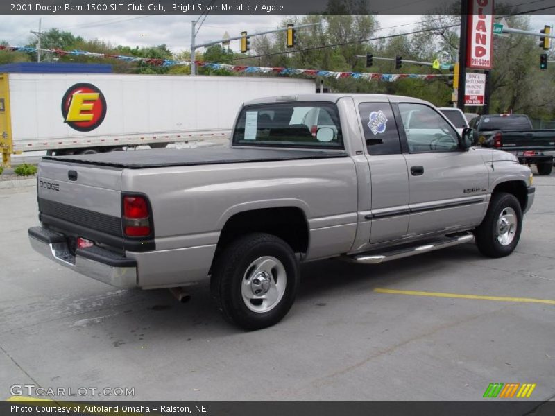 Bright Silver Metallic / Agate 2001 Dodge Ram 1500 SLT Club Cab