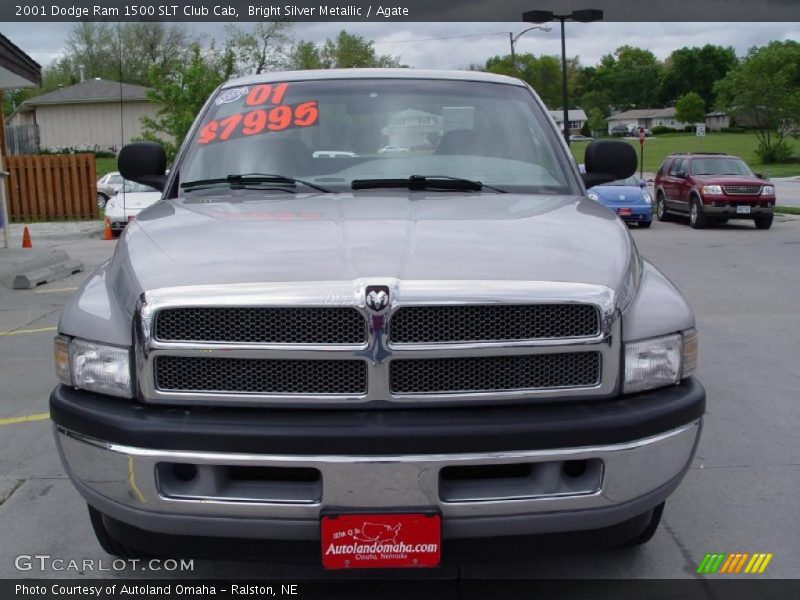 Bright Silver Metallic / Agate 2001 Dodge Ram 1500 SLT Club Cab