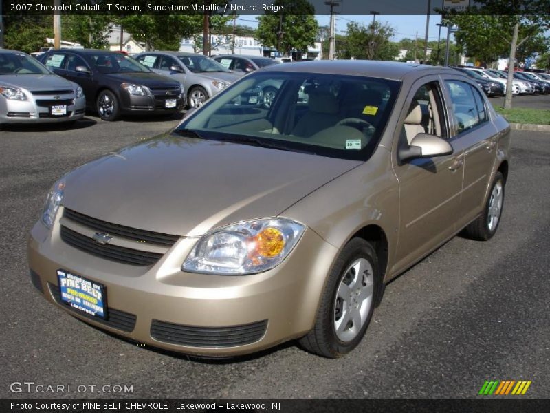 Sandstone Metallic / Neutral Beige 2007 Chevrolet Cobalt LT Sedan