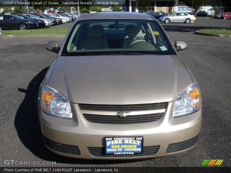 Sandstone Metallic / Neutral Beige 2007 Chevrolet Cobalt LT Sedan
