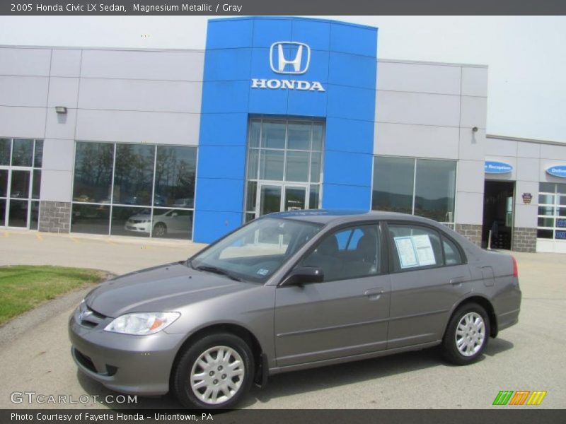 Magnesium Metallic / Gray 2005 Honda Civic LX Sedan