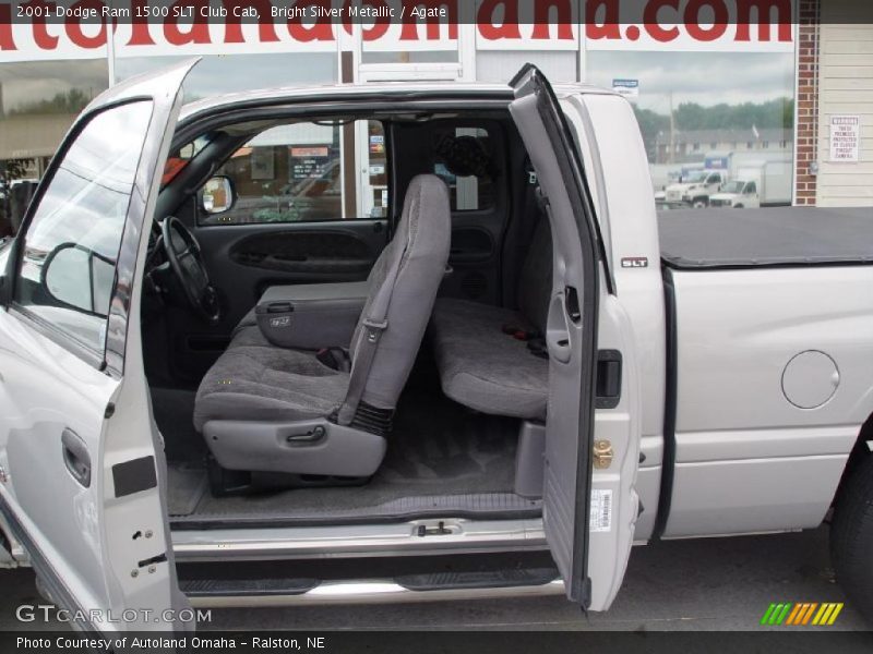 Bright Silver Metallic / Agate 2001 Dodge Ram 1500 SLT Club Cab