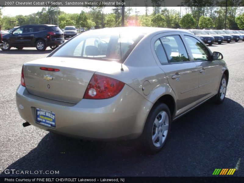 Sandstone Metallic / Neutral Beige 2007 Chevrolet Cobalt LT Sedan
