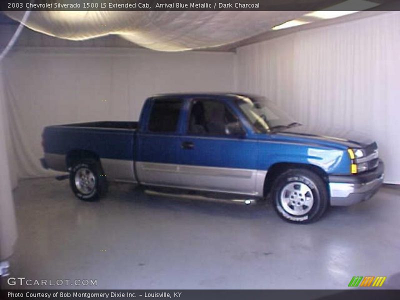 Arrival Blue Metallic / Dark Charcoal 2003 Chevrolet Silverado 1500 LS Extended Cab