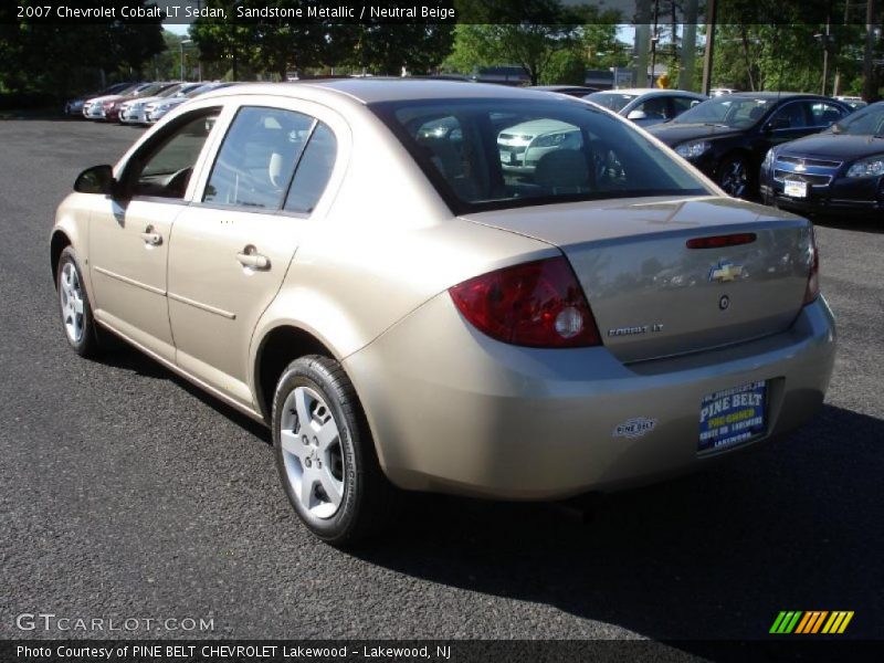 Sandstone Metallic / Neutral Beige 2007 Chevrolet Cobalt LT Sedan