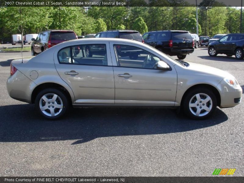Sandstone Metallic / Neutral Beige 2007 Chevrolet Cobalt LT Sedan