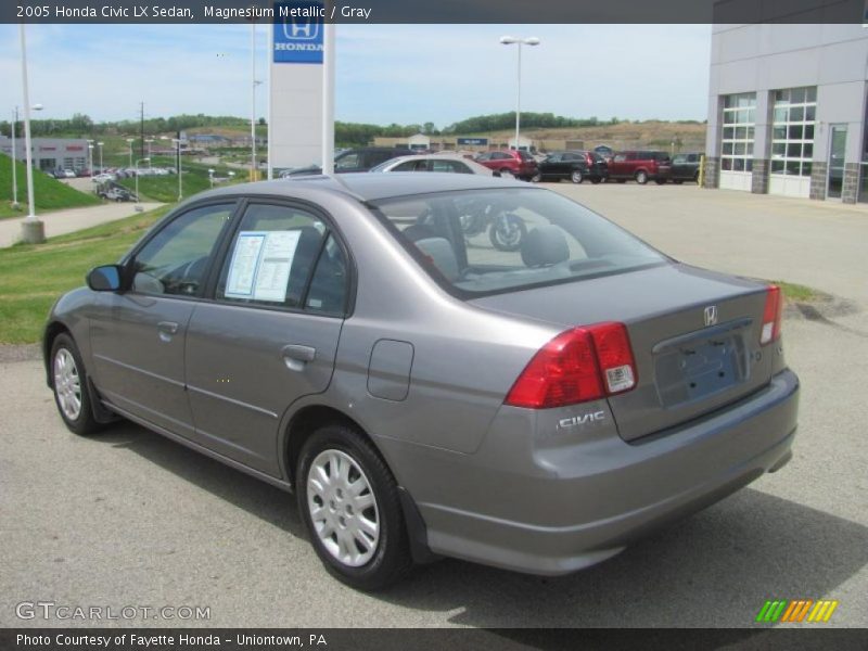 Magnesium Metallic / Gray 2005 Honda Civic LX Sedan