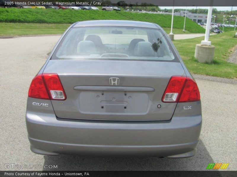 Magnesium Metallic / Gray 2005 Honda Civic LX Sedan