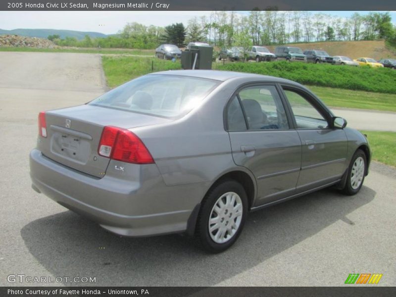Magnesium Metallic / Gray 2005 Honda Civic LX Sedan