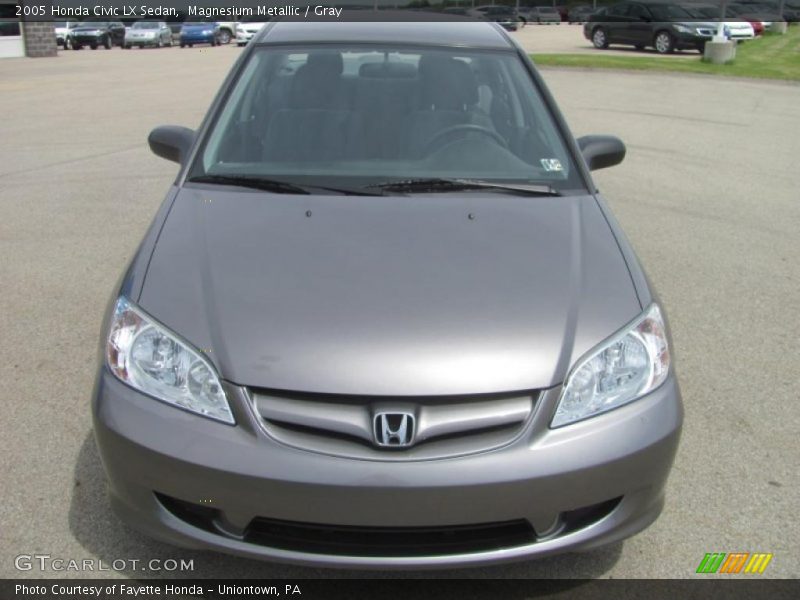 Magnesium Metallic / Gray 2005 Honda Civic LX Sedan