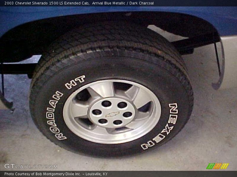 Arrival Blue Metallic / Dark Charcoal 2003 Chevrolet Silverado 1500 LS Extended Cab