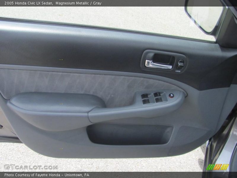 Magnesium Metallic / Gray 2005 Honda Civic LX Sedan