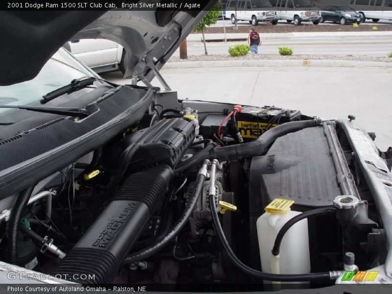 Bright Silver Metallic / Agate 2001 Dodge Ram 1500 SLT Club Cab