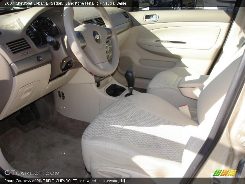 Sandstone Metallic / Neutral Beige 2007 Chevrolet Cobalt LT Sedan