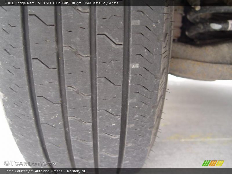Bright Silver Metallic / Agate 2001 Dodge Ram 1500 SLT Club Cab