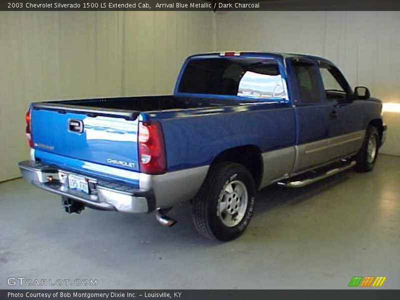 Arrival Blue Metallic / Dark Charcoal 2003 Chevrolet Silverado 1500 LS Extended Cab