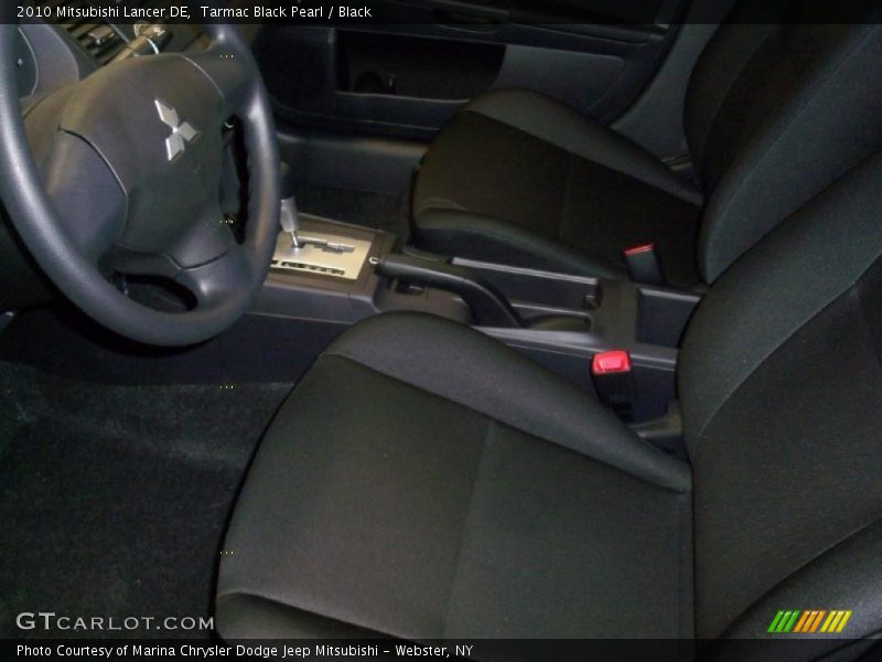 Tarmac Black Pearl / Black 2010 Mitsubishi Lancer DE