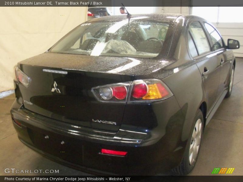 Tarmac Black Pearl / Black 2010 Mitsubishi Lancer DE