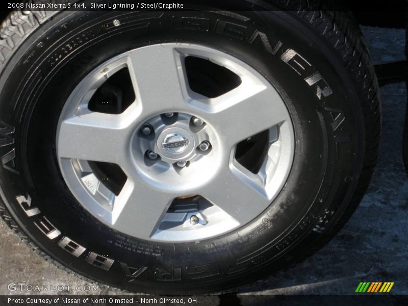 Silver Lightning / Steel/Graphite 2008 Nissan Xterra S 4x4