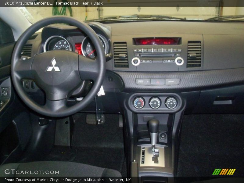 Tarmac Black Pearl / Black 2010 Mitsubishi Lancer DE