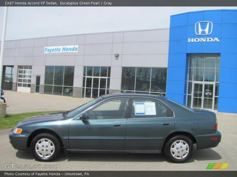 Eucalyptus Green Pearl / Gray 1997 Honda Accord VP Sedan