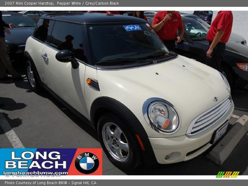 Pepper White / Grey/Carbon Black 2007 Mini Cooper Hardtop