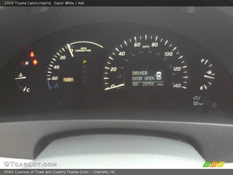 Super White / Ash 2009 Toyota Camry Hybrid